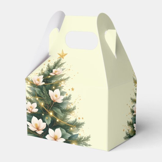 Merry Christmas Tree Favor Gift Box Bedankdoosjes (Achterkant)