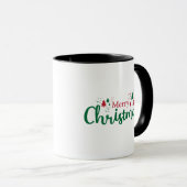Merry Christmas Tree Holiday Mug, 11 oz Mok (Voorkant rechts)