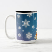 Merry Christmas Tree Holiday Mug – Festive Coffee Tweekleurige Koffiemok (Links)