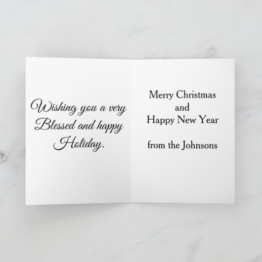 Merry Christmas Tree Kaart (Binnen)