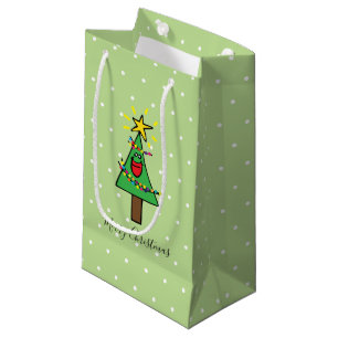 Merry Christmas Tree Lights Ornamenten Gold Star Klein Cadeauzakje