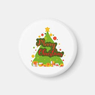 Merry Christmas Tree magneet