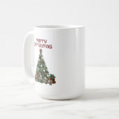 Merry Christmas Tree Mug Koffiemok (Voorkant links)