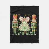 Merry Christmas Tree Nutcracker Ballet Dance Women Fleece Deken (Voorkant)