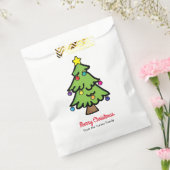 Merry Christmas Tree Ornament Gold Star Bedankzakje (Gezegeld)