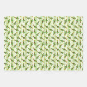 Merry Christmas Tree Ornamenten Lights Star Inpakpapier Vel (Voorkant)