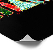 Merry Christmas Tree Plaid Mimi Aesthetic Mom Mama Poster (Hoek)