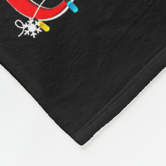 Merry Christmas Tree Plaid Us Flag Snowflake Xmas Fleece Deken (Hoek)