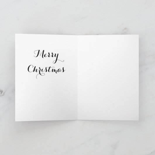 Merry Christmas Tree Soccer Santa Hat 2021 Feestdagen Kaart (Binnen)