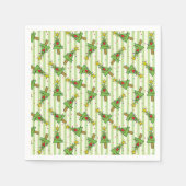 Merry Christmas Tree String of Lights Ornamenten Servet (Voorkant)