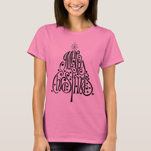 Merry_christmas_tree T-shirt (Voorkant)