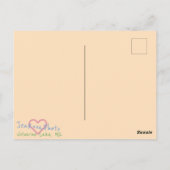 MERRY CHRISTMAS TREES ANTIEK BRIEFKAART (Achterkant)