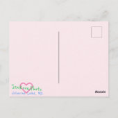 MERRY CHRISTMAS TREES BRIEFKAART (Achterkant)