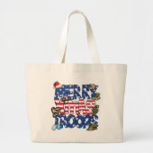 Merry Christmas Troops Canvas tas (Voorkant)