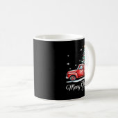 Merry Christmas Truck Funny Tree Essential  Koffiemok (Voorkant rechts)