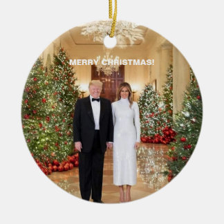 MERRY CHRISTMAS TRUMP ORNAMENT