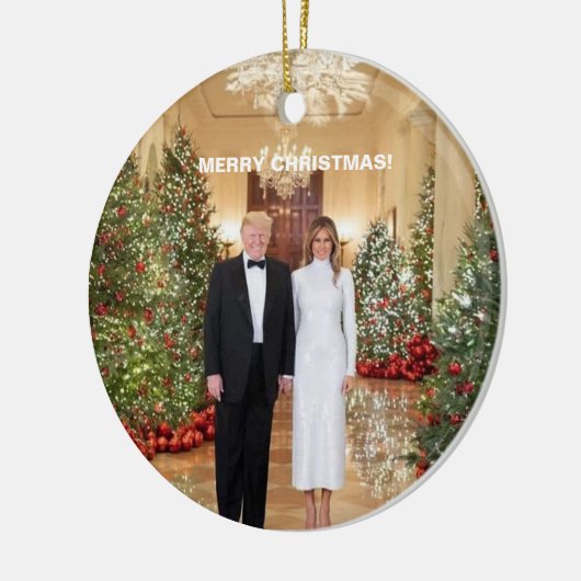 MERRY CHRISTMAS TRUMP ORNAMENT (Links)
