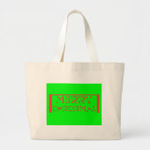 Merry Christmas Typography Design: een feestelijke Grote Tote Bag (Voorkant)
