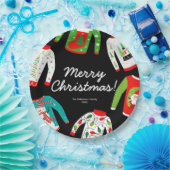 Merry Christmas Ugly Sweater Party Papier Bord (Feest)