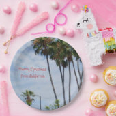 MERRY CHRISTMAS UIT CALIFORNIA PAPIEREN BORDJE (Feest)