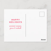 MERRY CHRISTMAS | Vakantische Briefkaart (Achterkant)