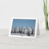 MERRY CHRISTMAS VAN ALASKA CARD FEESTDAGEN KAART (Achterkant)
