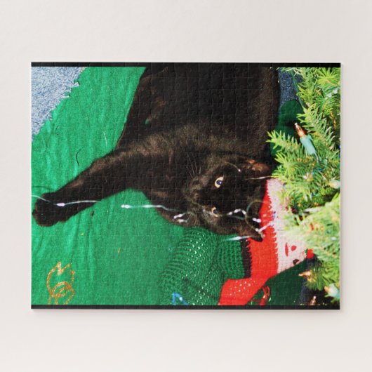 MERRY CHRISTMAS VAN DE CAT LEGPUZZEL (Horizontaal)