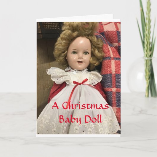 *MERRY CHRISTMAS VAN DOLL NAAR GRANDDAUGHTER* FEESTDAGEN KAART (Voorkant)