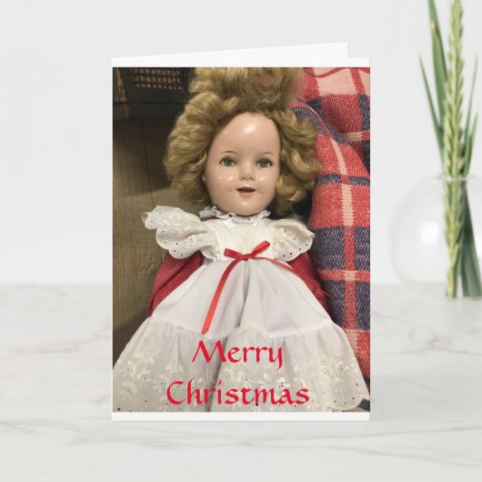 *MERRY CHRISTMAS VAN DOLL NAAR ONZE NIECE* FEESTDAGEN KAART (Voorkant)
