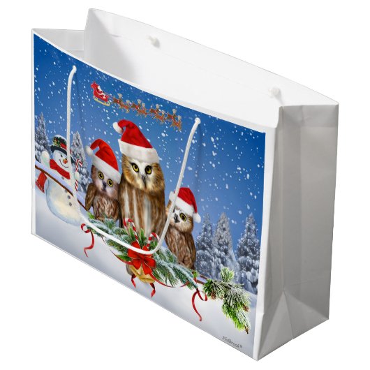 MERRY CHRISTMAS VAN ONS! GROOT CADEAUZAKJE (Voorkant Gekanteld)