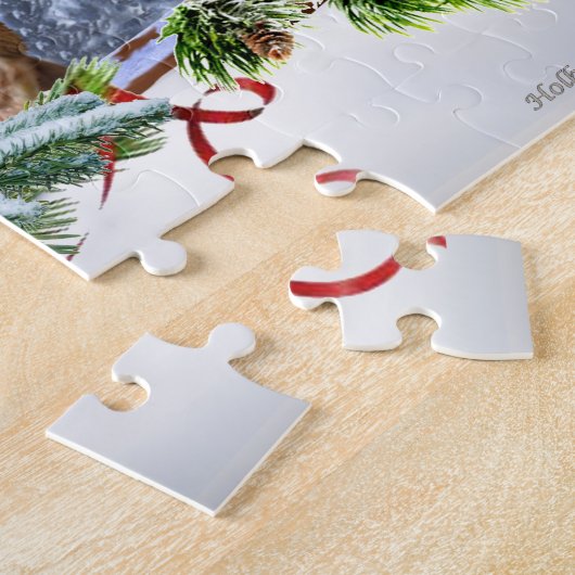 MERRY CHRISTMAS VAN ONS! LEGPUZZEL (Zijkant)