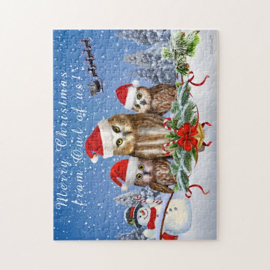 MERRY CHRISTMAS VAN ONS! LEGPUZZEL (Verticaal)