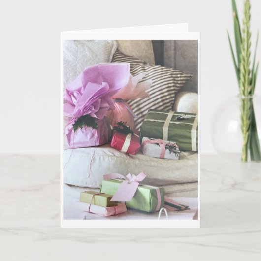 ***MERRY CHRISTMAS VAN ONZE FAMILIE TOT JULLIE** KAART (Voorkant)