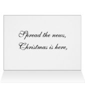 MERRY CHRISTMAS VERSPREID DE NIEUWS-kaart (Binnen Horizontaal (Boven))