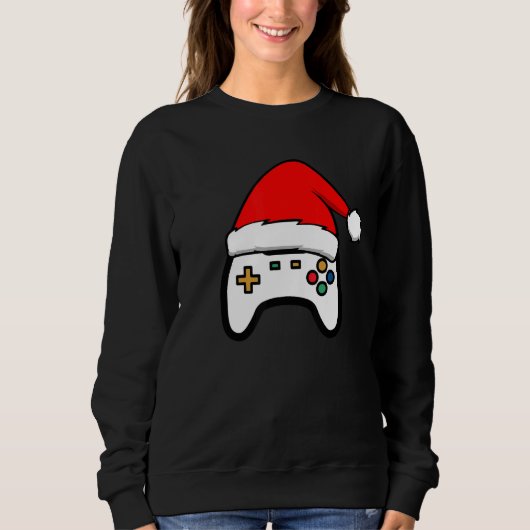 Merry Christmas Video Game Santa Hat  For Gamer Bo Trui (Voorkant)