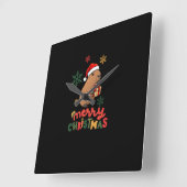 MERRY CHRISTMAS VIERKANTE KLOK (Hoek)