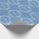 Merry Christmas Vintage Botanical. Cadeaupapier (Hoek)