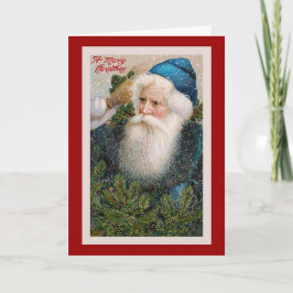 "Merry Christmas" Vintage Christmas Kaart