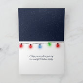 Merry Christmas Vintage Train In Snow Kaart (Binnen)