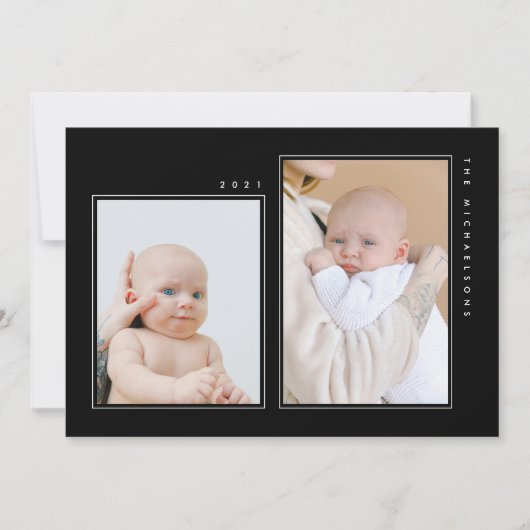 MERRY CHRISTMAS Voeg je familiefoto toe (Voorkant)