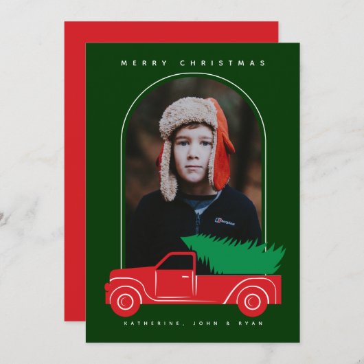 MERRY CHRISTMAS Voeg je foto toe (Voorkant / Achterkant)