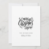 MERRY CHRISTMAS Voeg je foto toe (Achterkant)