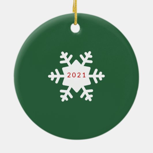 MERRY CHRISTMAS voegt uw foto-keramische versierin Keramisch Ornament (Achterkant)