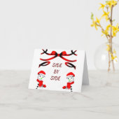 MERRY CHRISTMAS VOOR EEN SPECIALE "TWIN"-KAART KAART (Gele Bloem)