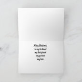 MERRY CHRISTMAS VOOR MIJN **HUSBAND** FEESTDAGEN KAART (Binnen)