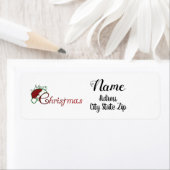 * MERRY CHRISTMAS W/ SANTA'S PET * ADRES ETIKET (Insitu)