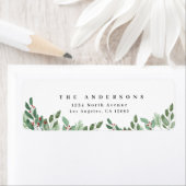 Merry Christmas Waterverf Label (Insitu)