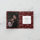 Merry Christmas waterverf wassen splash fotokaart (Binnen)