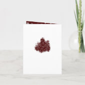 Merry Christmas waterverf wassen splash fotokaart (Achterkant)