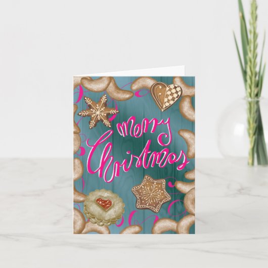 Merry Christmas - Weihnachtsgrüße Kaart (Voorkant)